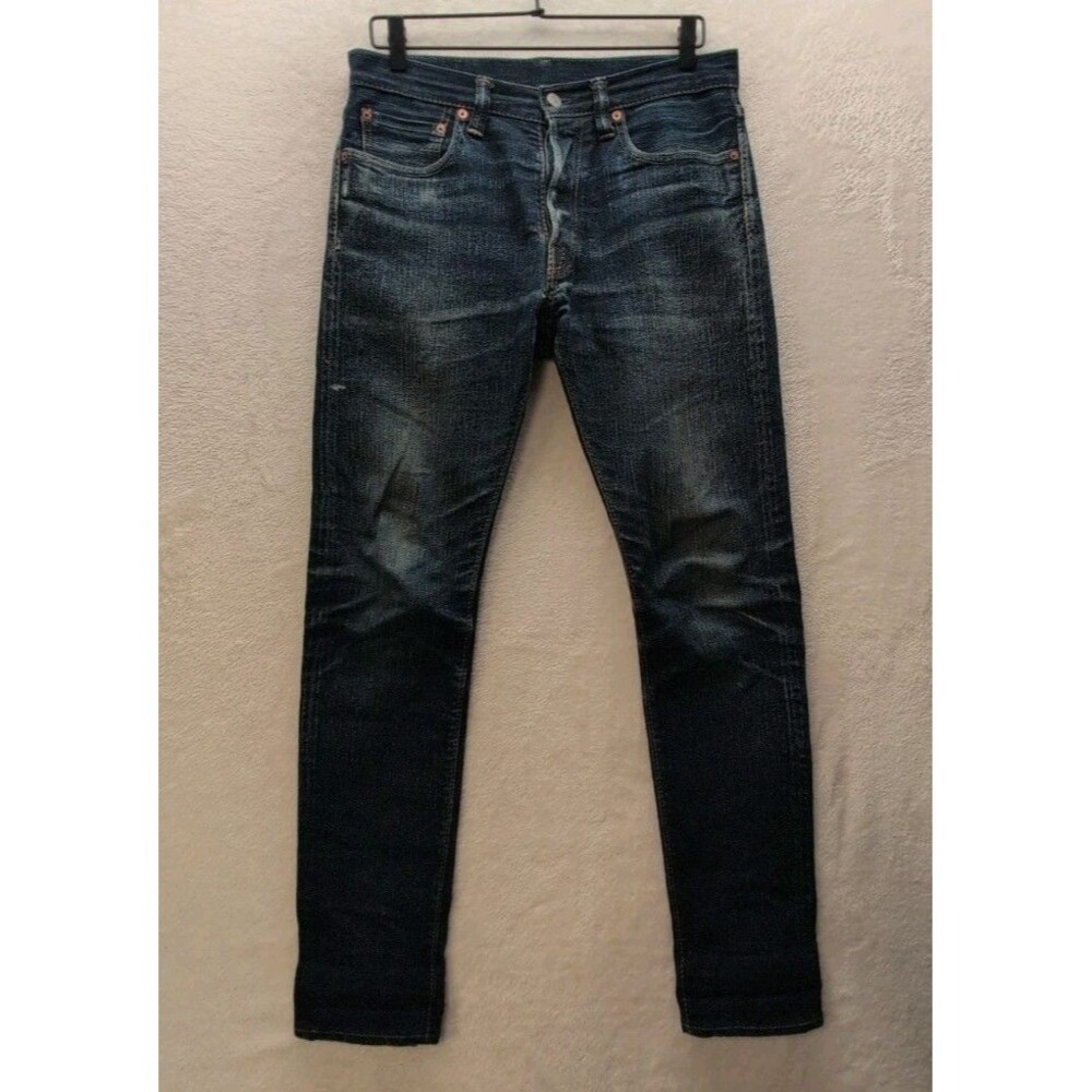 Syoaiya Blue In Green Jeans Dark Wash Denim Selvedge Japanese 31 Hand Made NYC